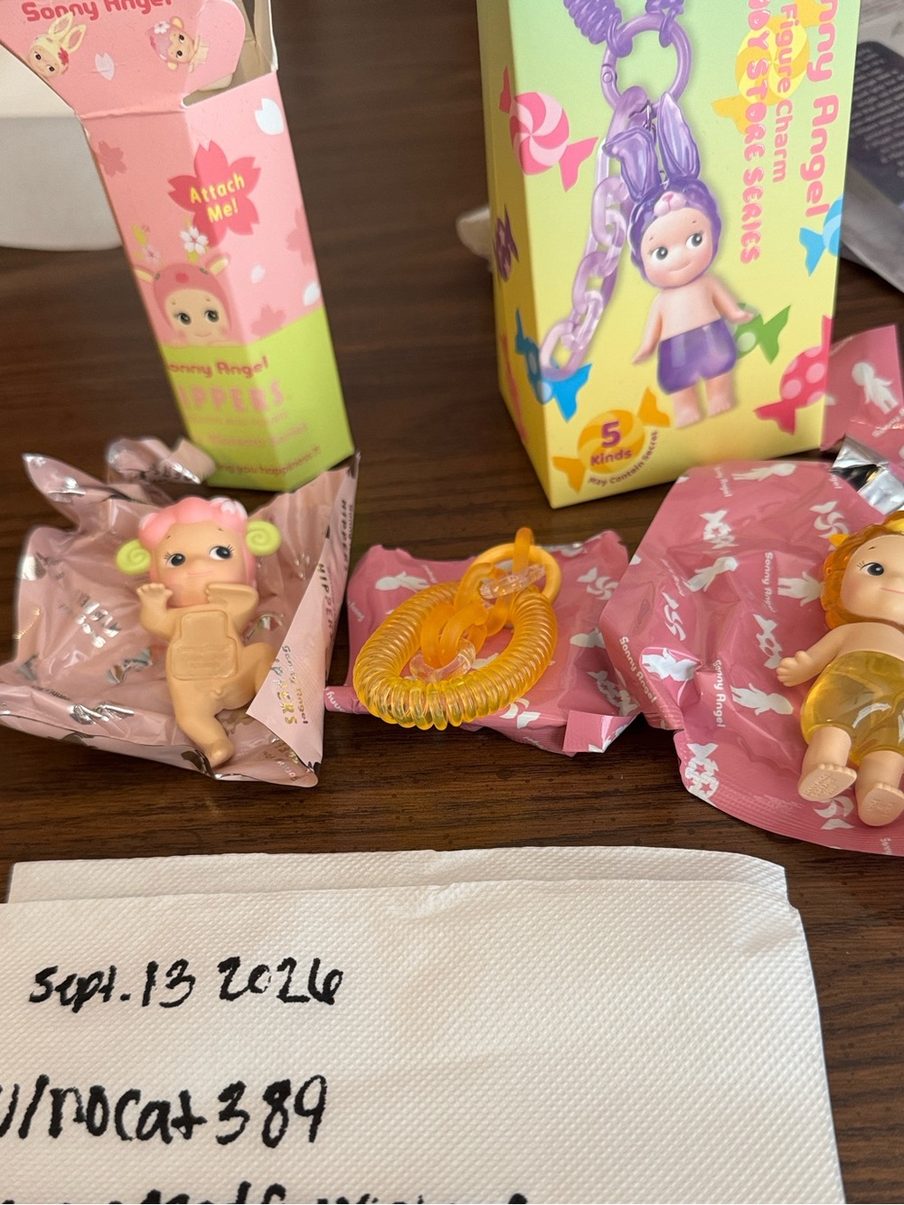 Sonny angel Cherry blossom hipper and candy store keychain sheep’s bundle